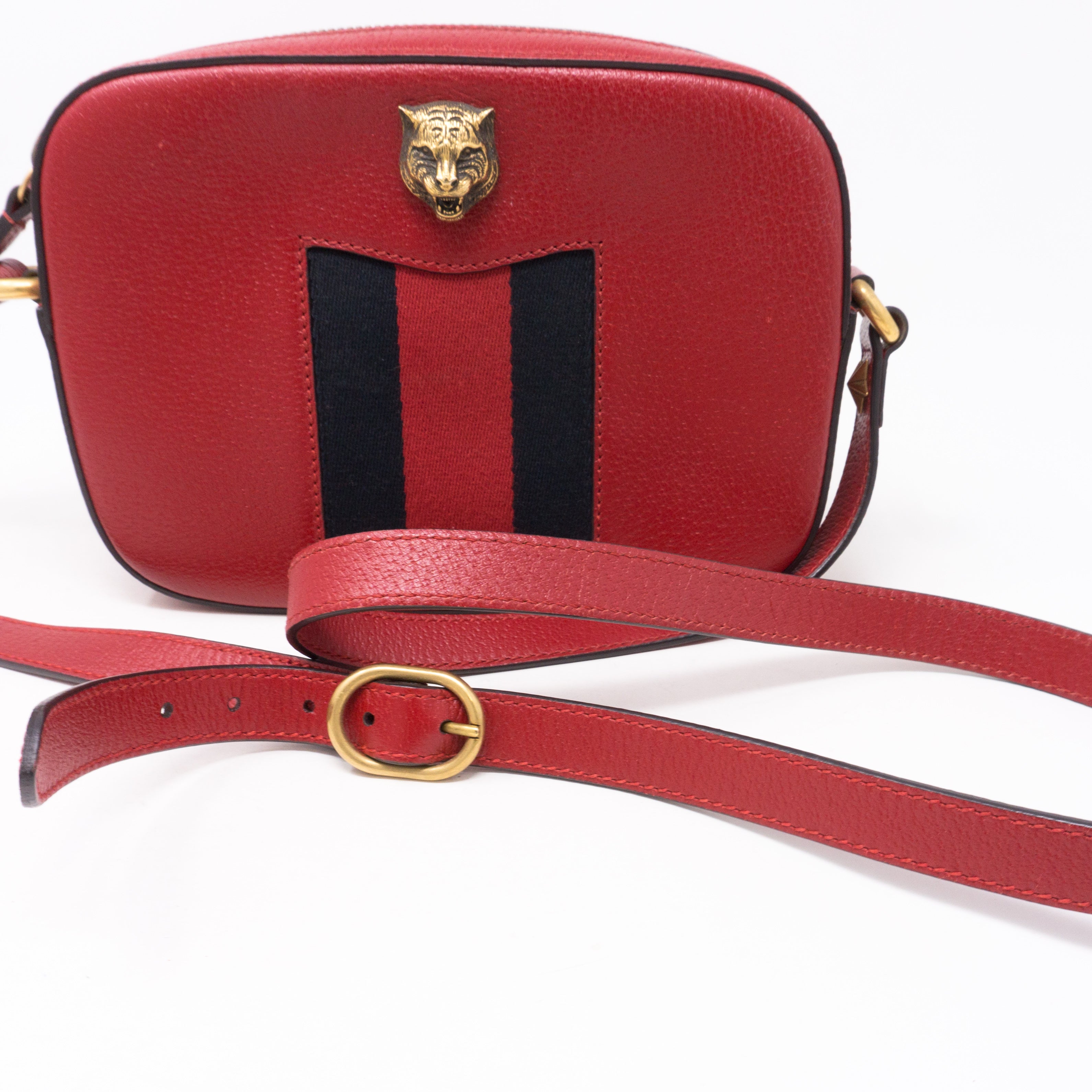 Disco Animalier Red Leather