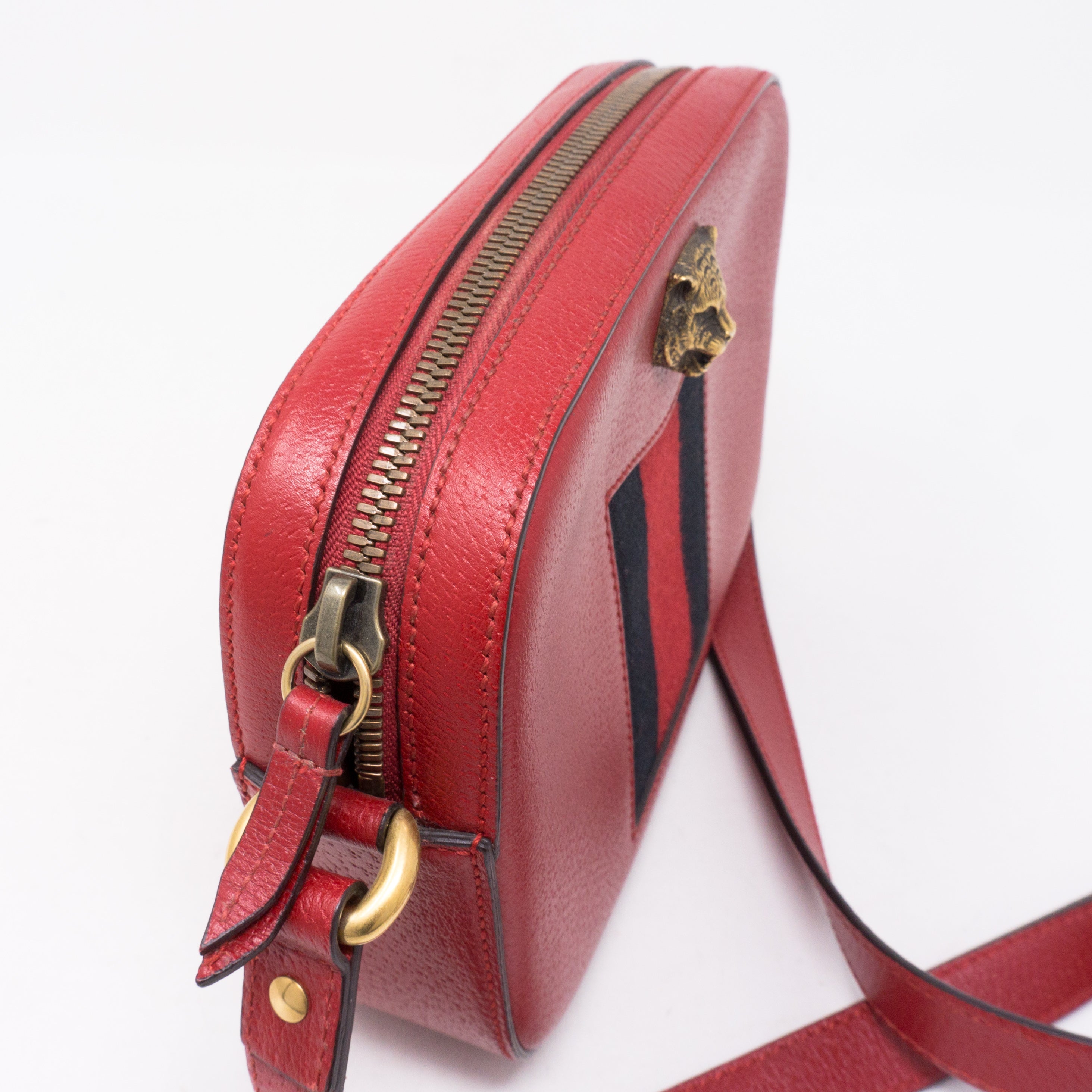 Disco Animalier Red Leather