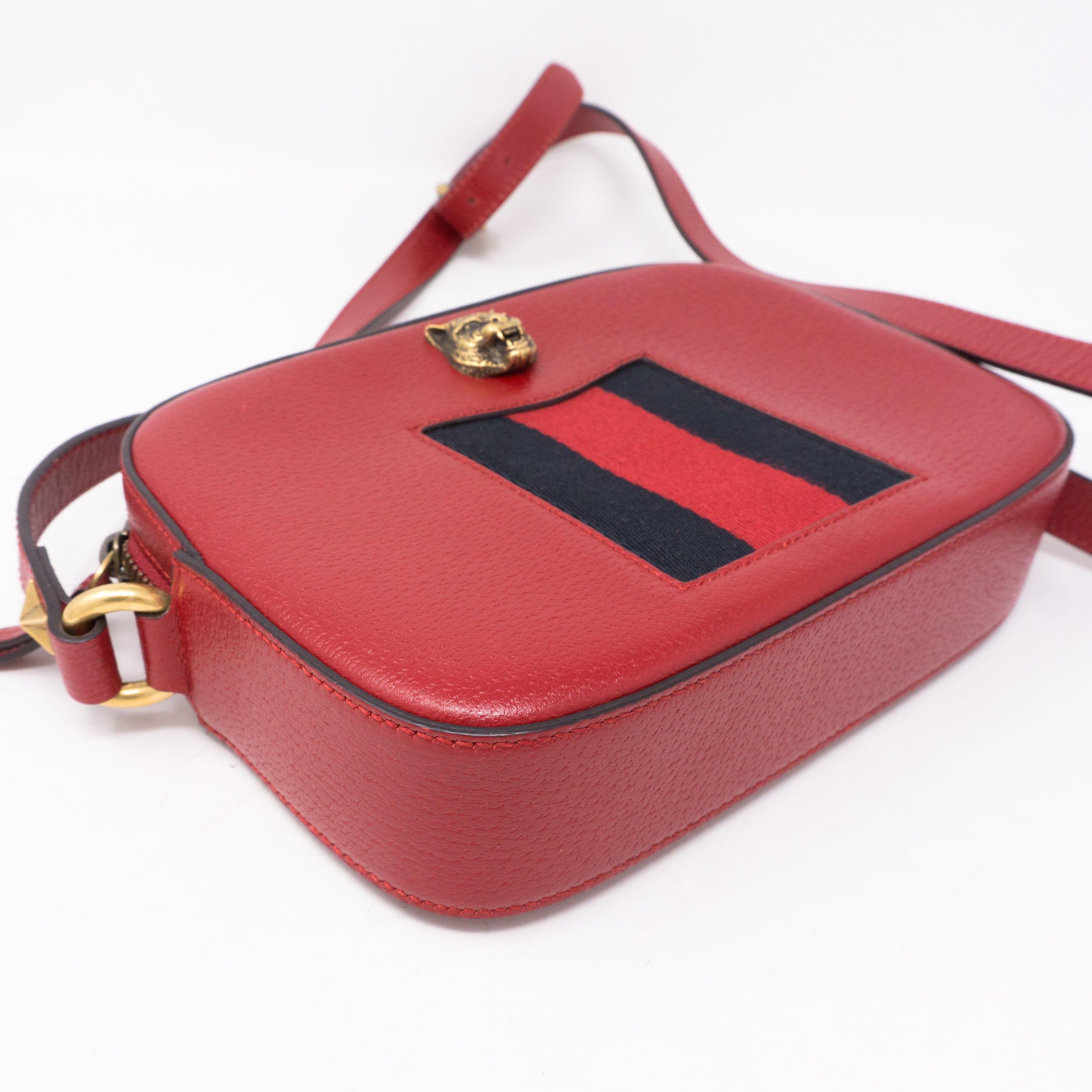 Disco Animalier Red Leather