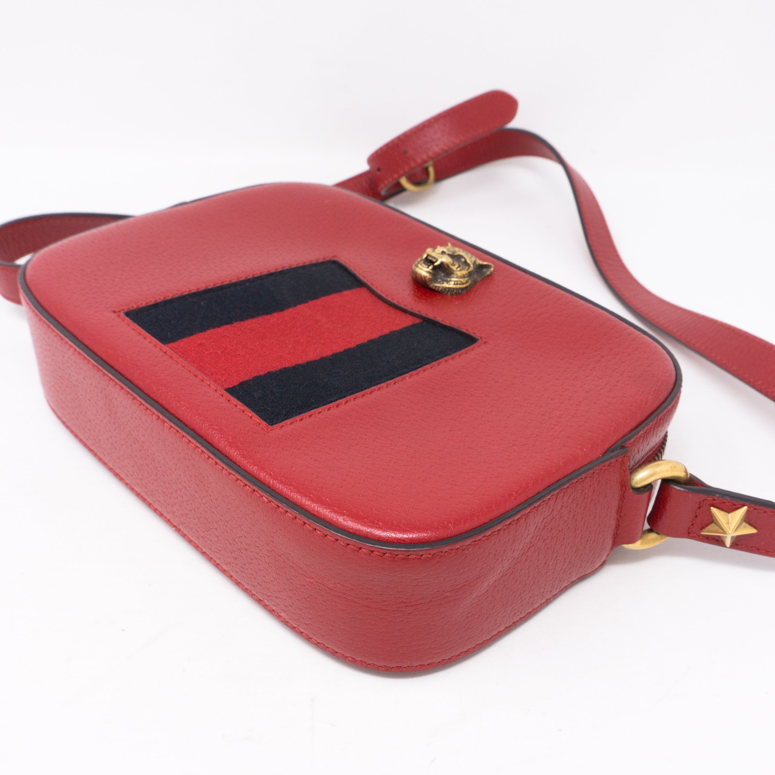 Disco Animalier Red Leather