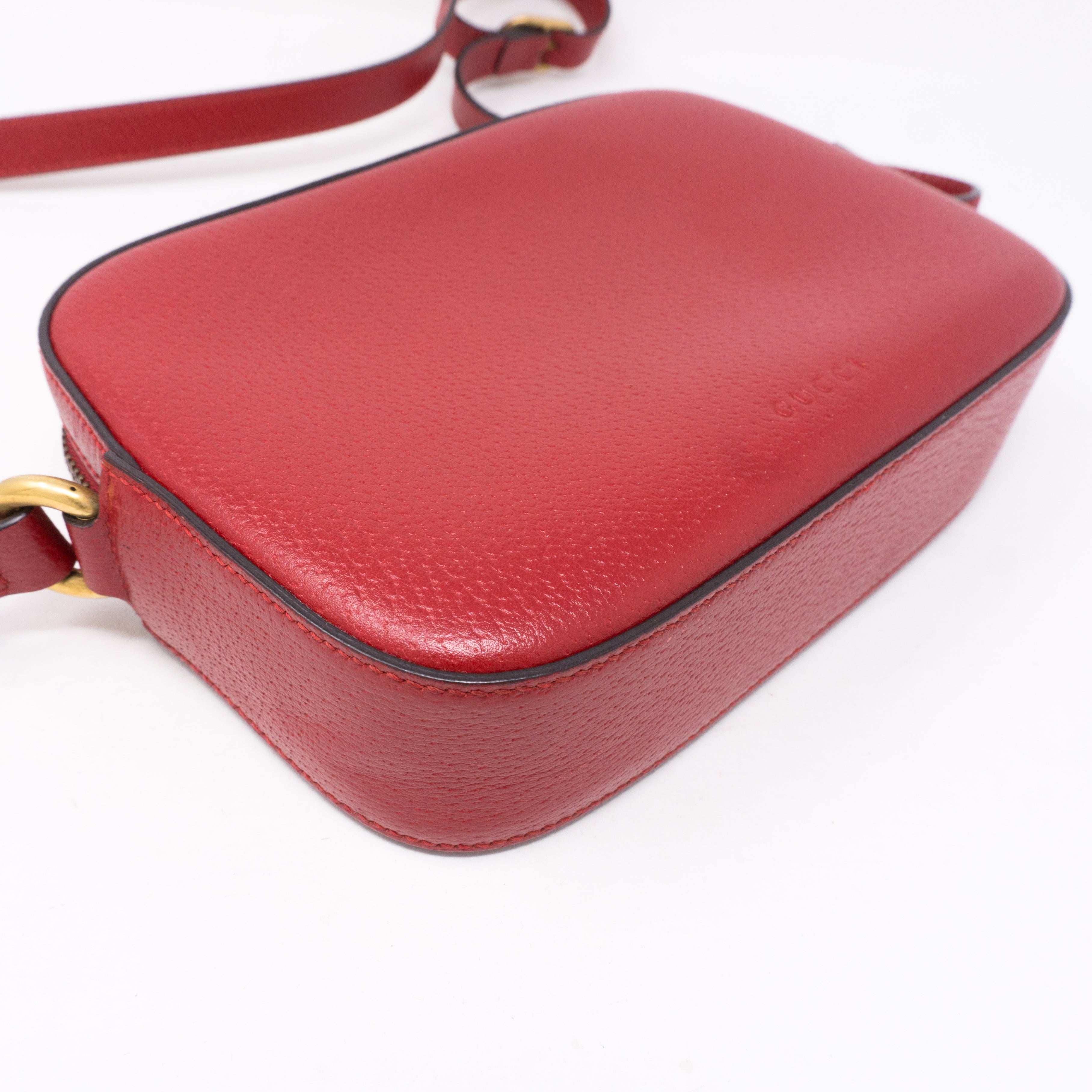 Disco Animalier Red Leather