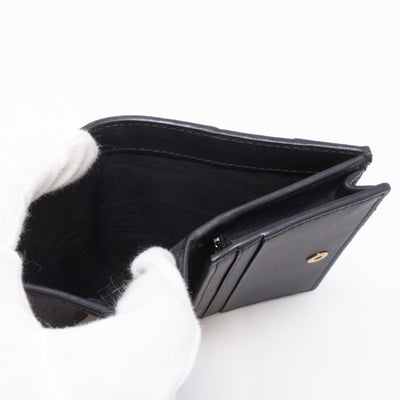 Queen Margaret Wallet Black Leather