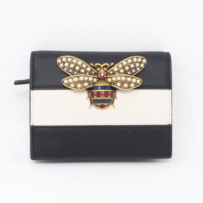 Queen Margaret Wallet Black Leather