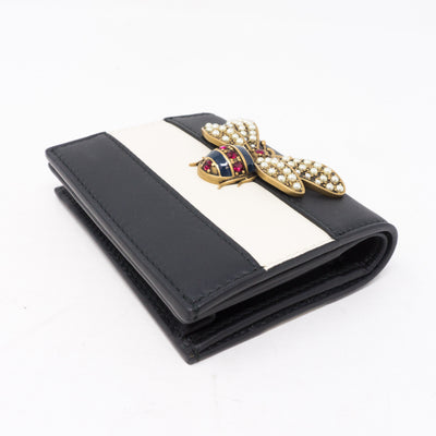 Queen Margaret Wallet Black Leather