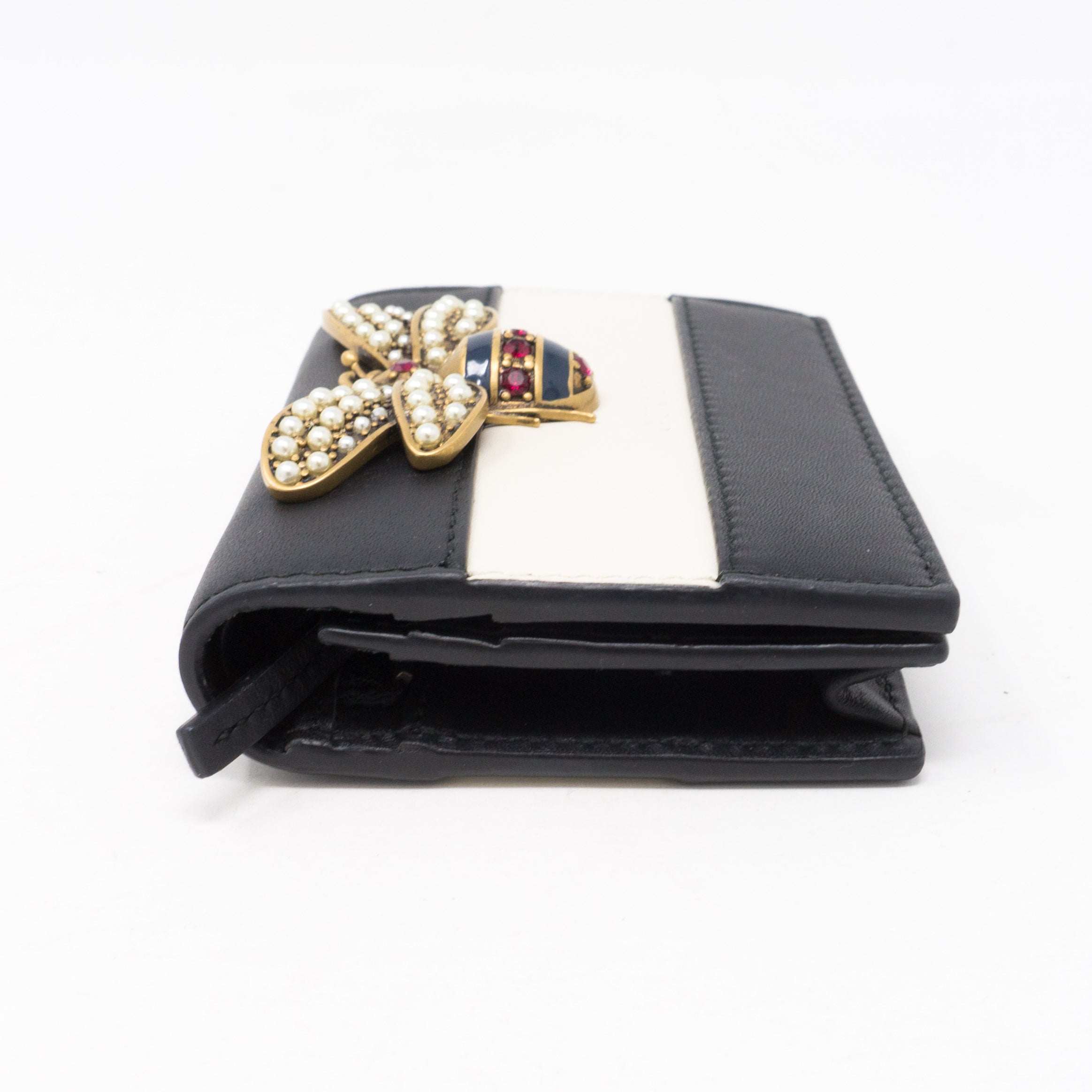 Queen Margaret Wallet Black Leather