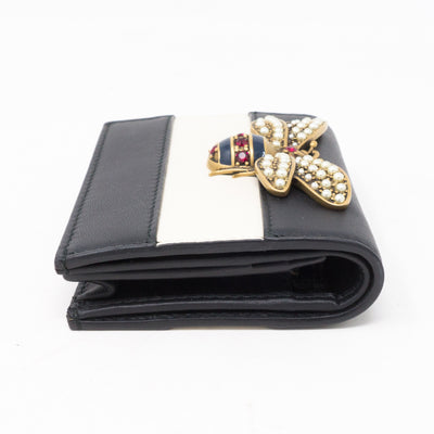 Queen Margaret Wallet Black Leather