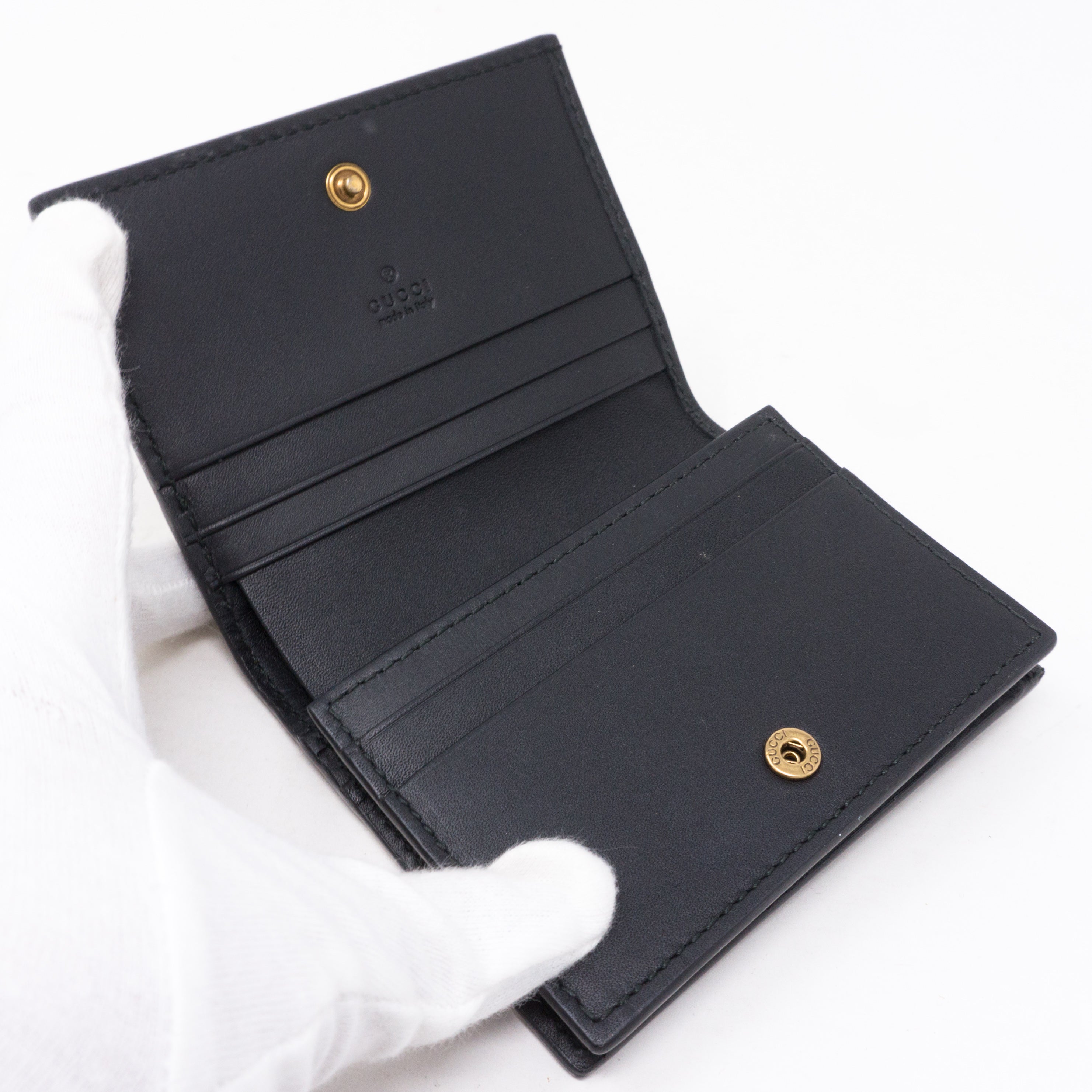 Queen Margaret Wallet Black Leather