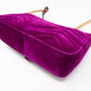 GG Marmont Fuchsia Velvet Mini