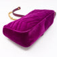GG Marmont Fuchsia Velvet Mini
