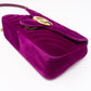 GG Marmont Fuchsia Velvet Mini