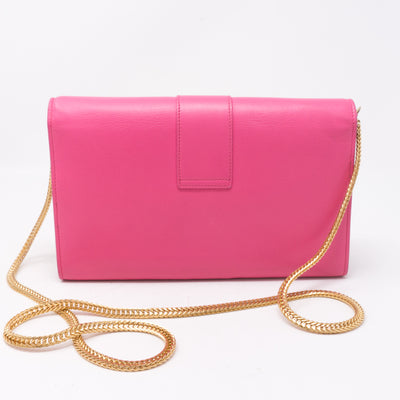 Classic Y Ligne Wallet on Chain Pink