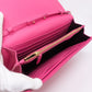 Classic Y Ligne Wallet on Chain Pink