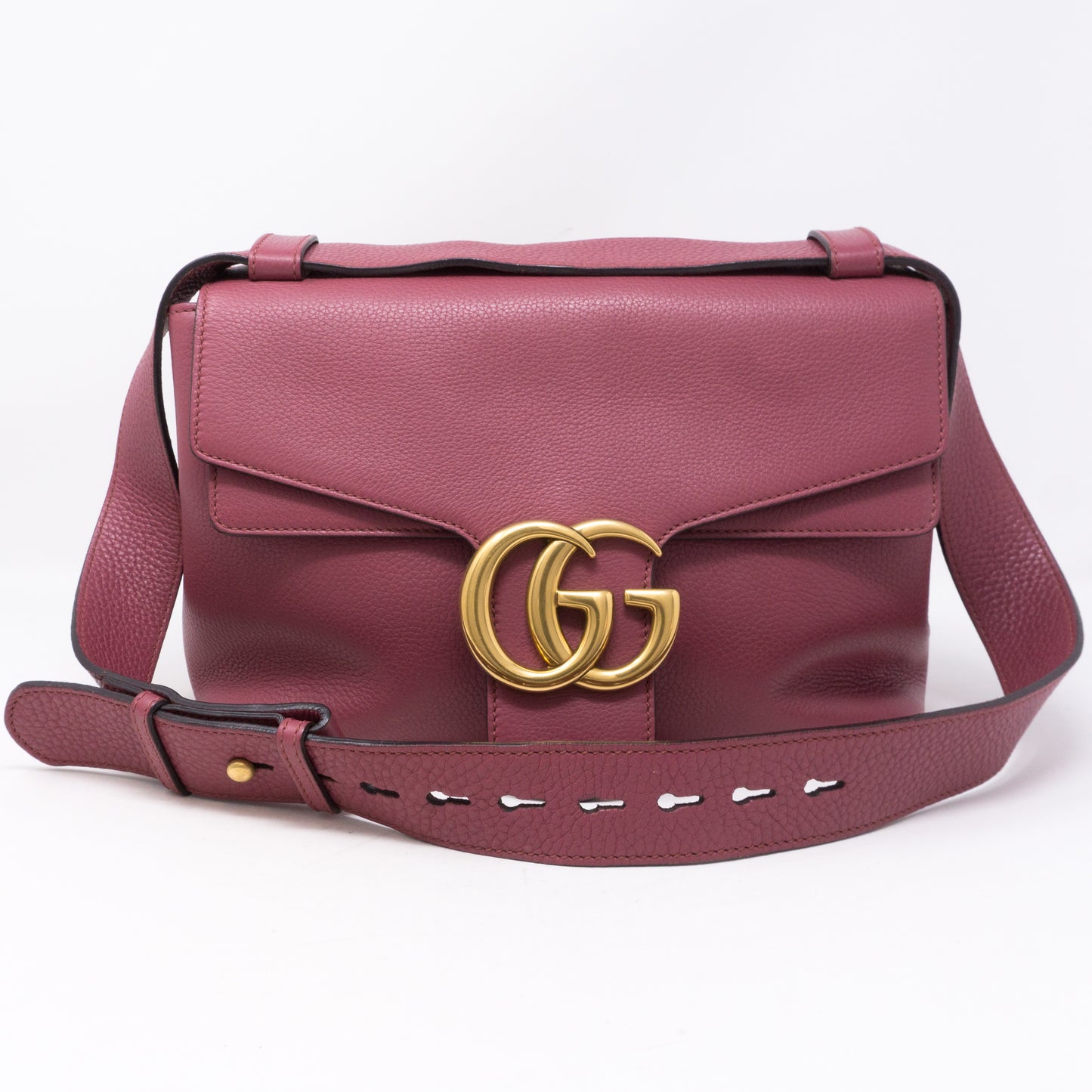 GG Marmont Shoulder Bag Leather Small