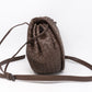 Intrecciato Drawstring Flap Crossbody Bag