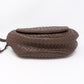 Intrecciato Drawstring Flap Crossbody Bag