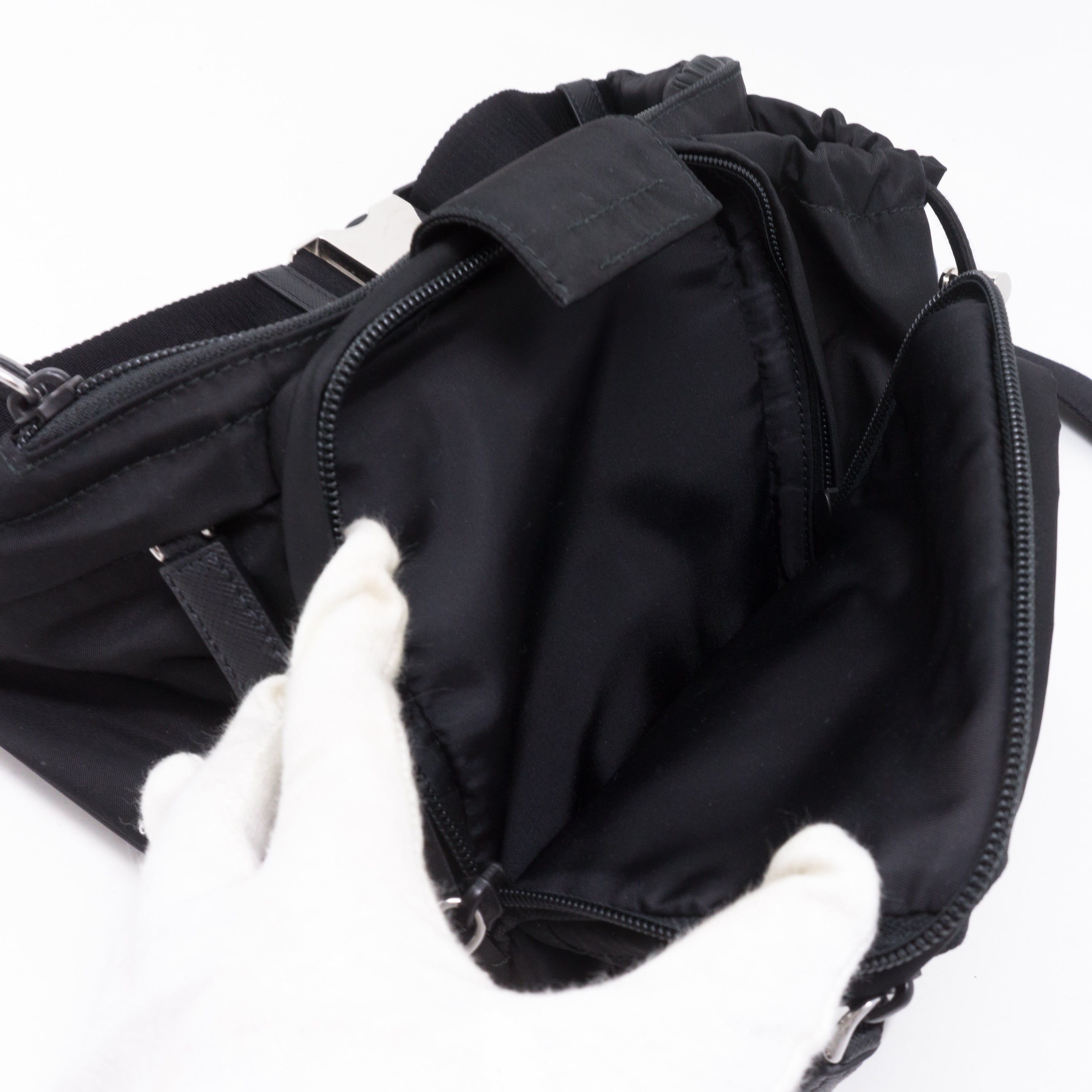 Marsupio Belt Bag Black Nylon