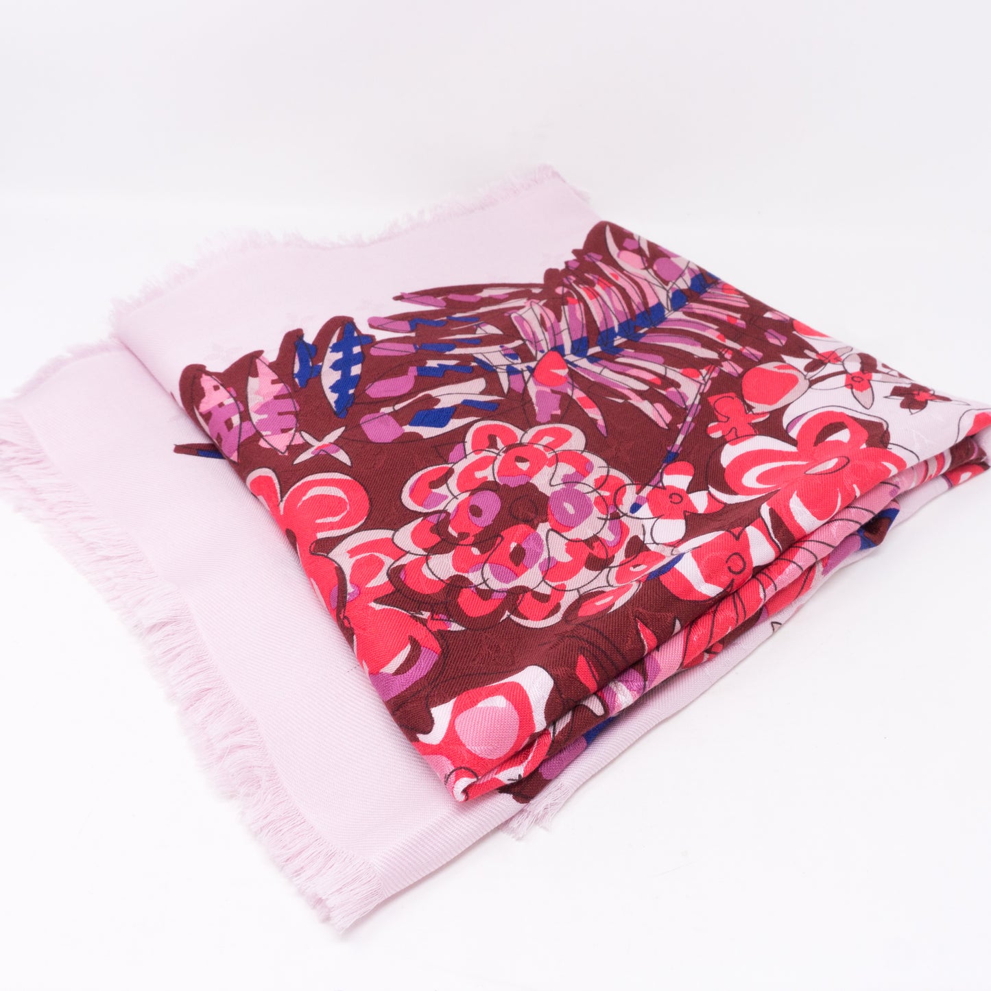 Monogram Shawl Devorgram Pink