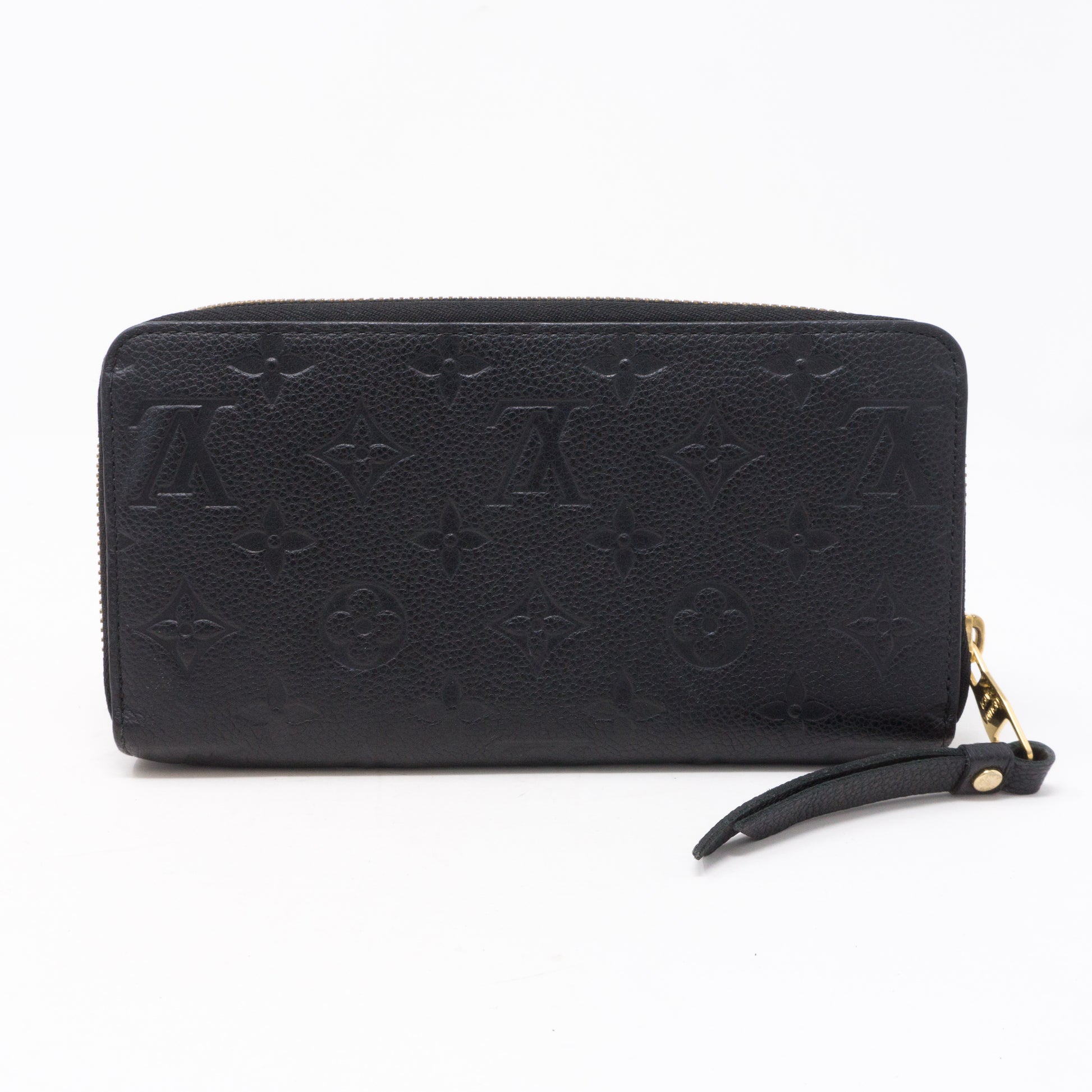 Zippy Monogram Patent Leather Wallet