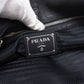 Soft Calfskin Black Leather Chain Tote Bag