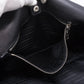 Soft Calfskin Black Leather Chain Tote Bag