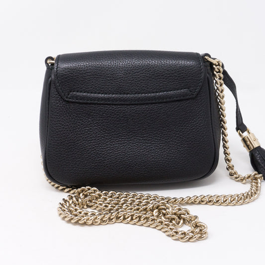 Soho Small Chain Bag Black Leather