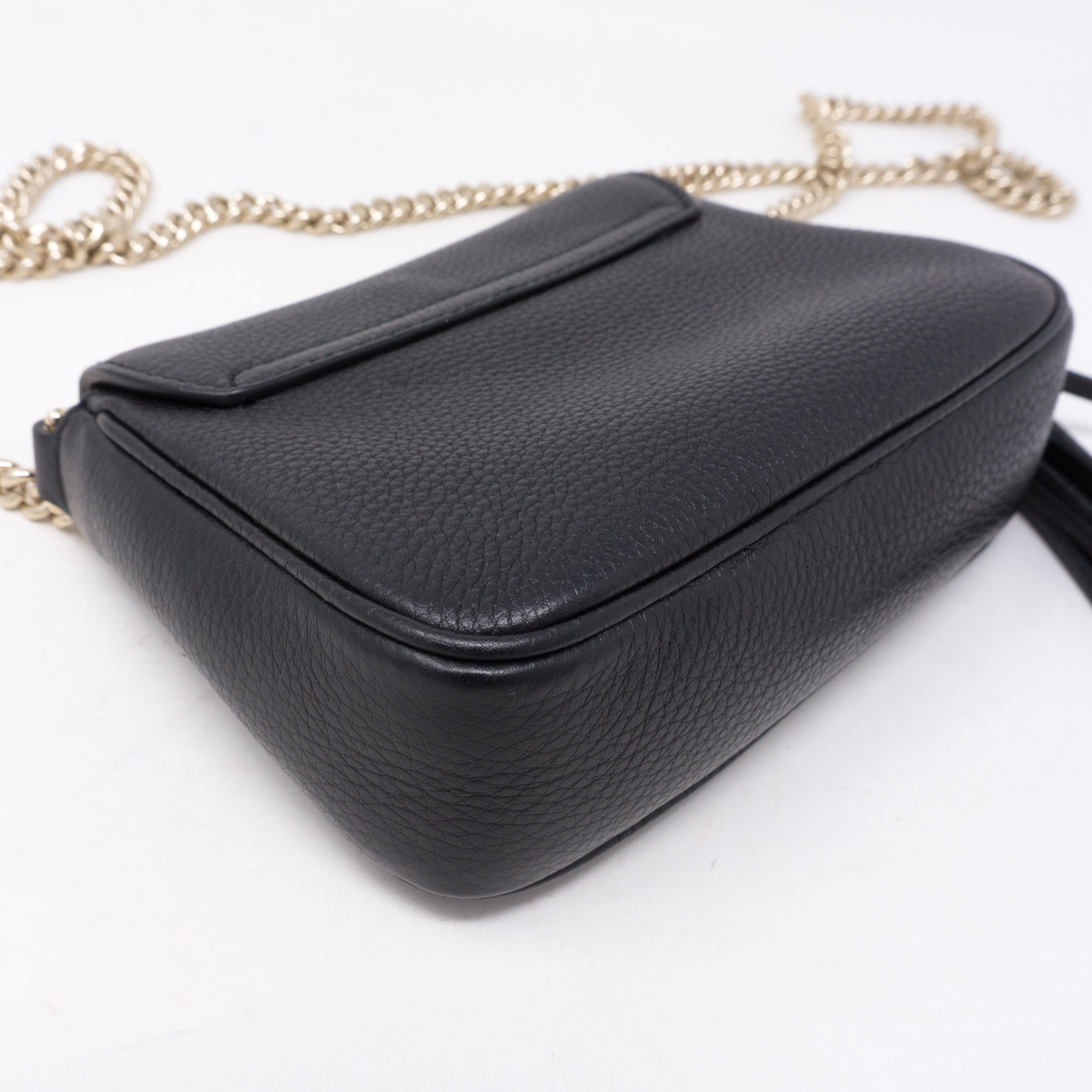 Soho Small Chain Bag Black Leather