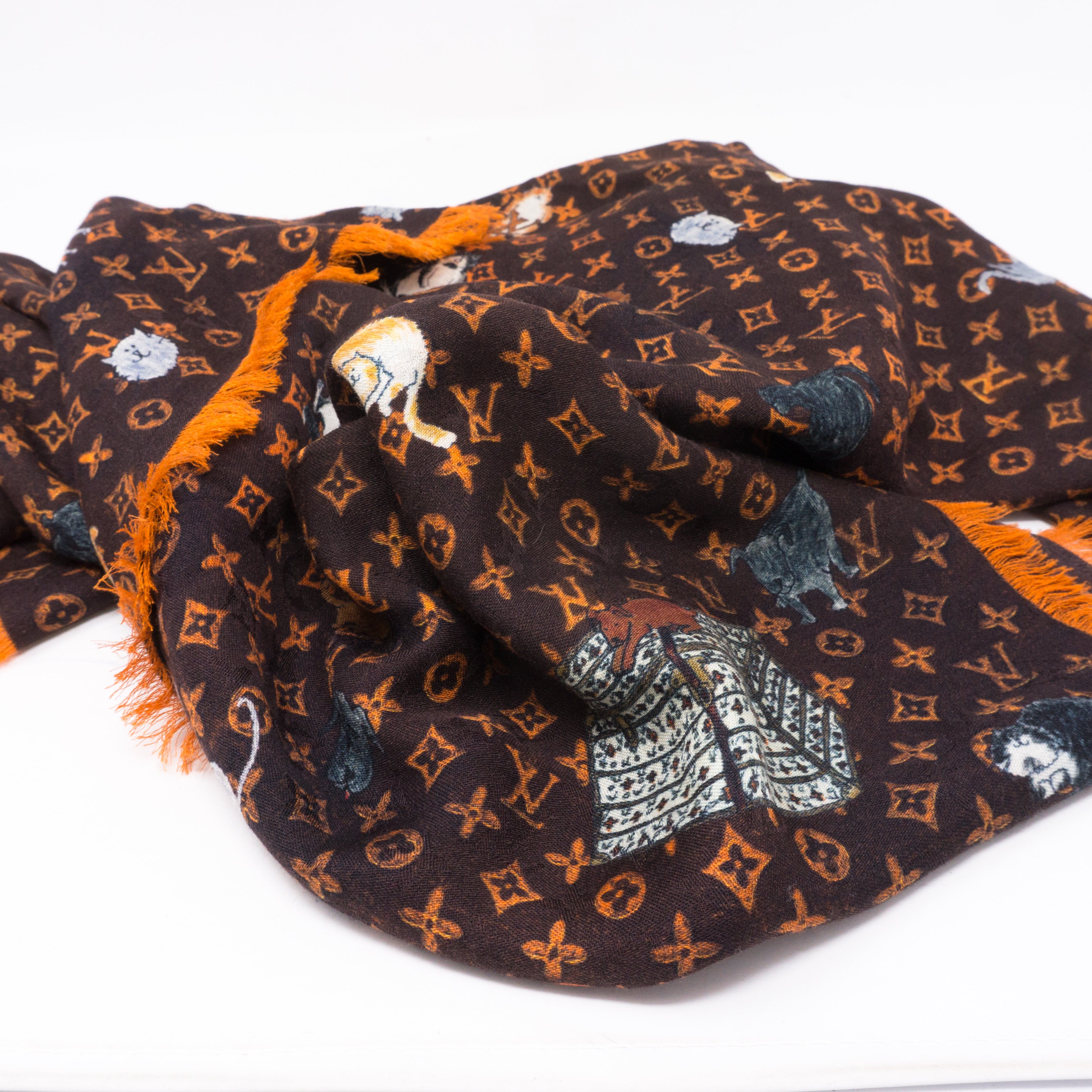Catogram Light Monogram Shawl
