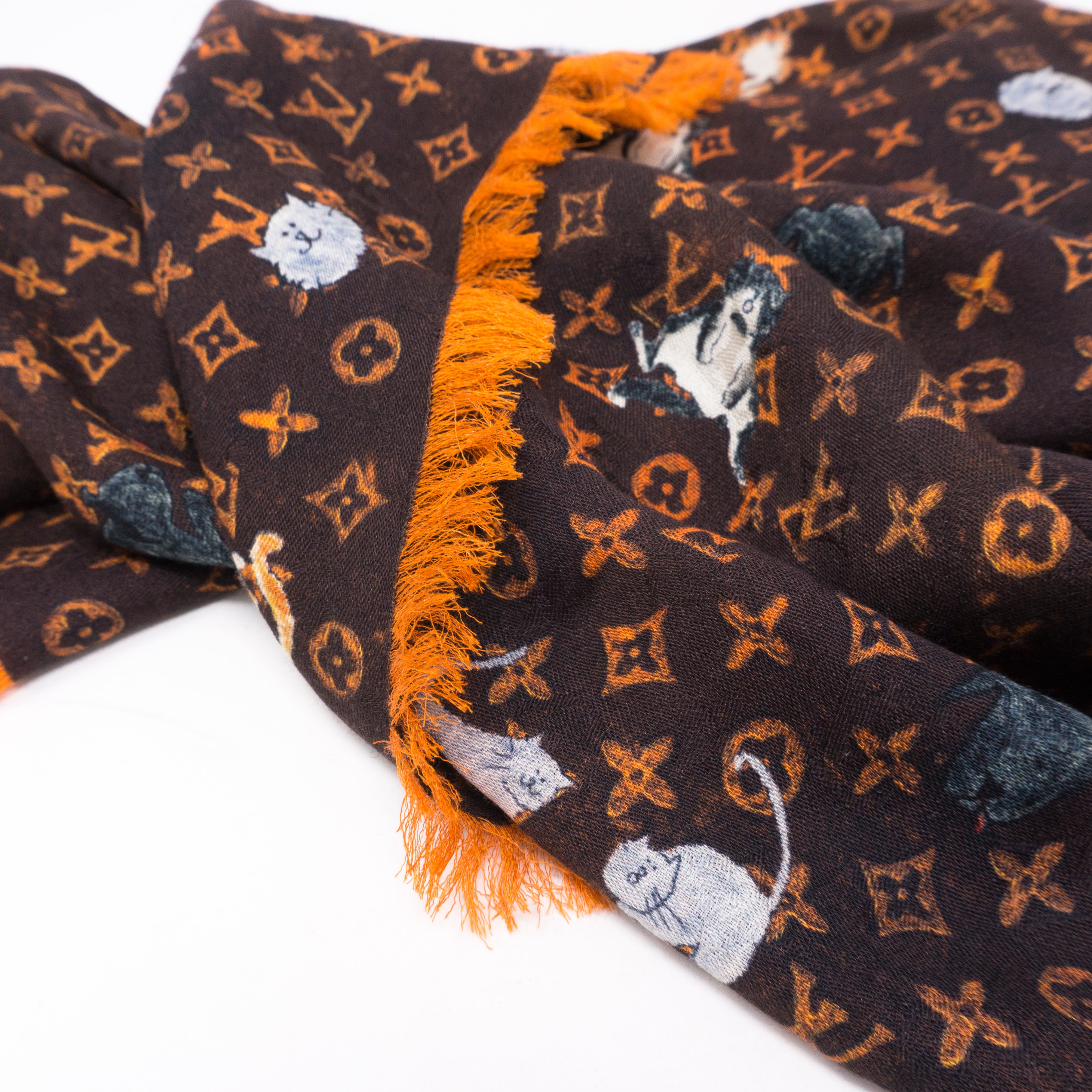 Catogram Light Monogram Shawl