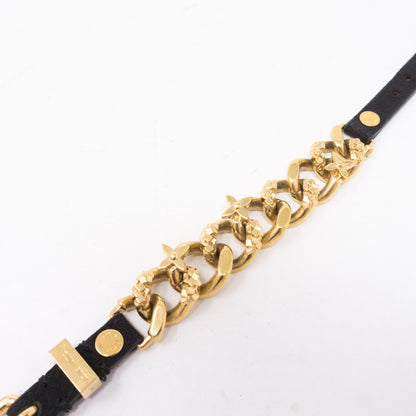 Monogram Chain Suede Bracelet