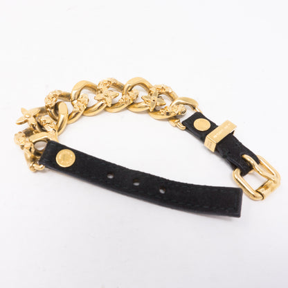 Monogram Chain Suede Bracelet