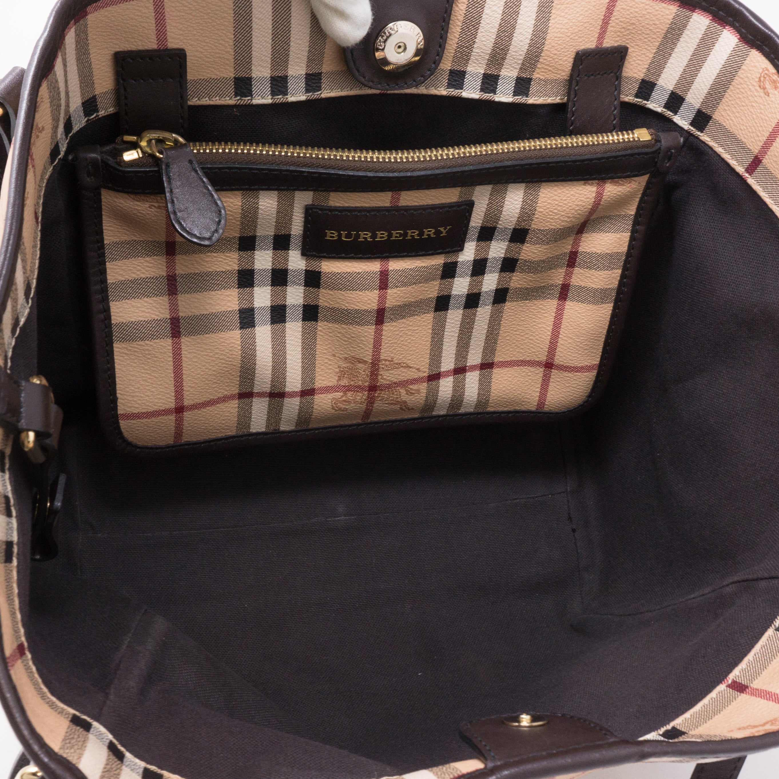 Small Canterbury Haymarket Check Tote Bag