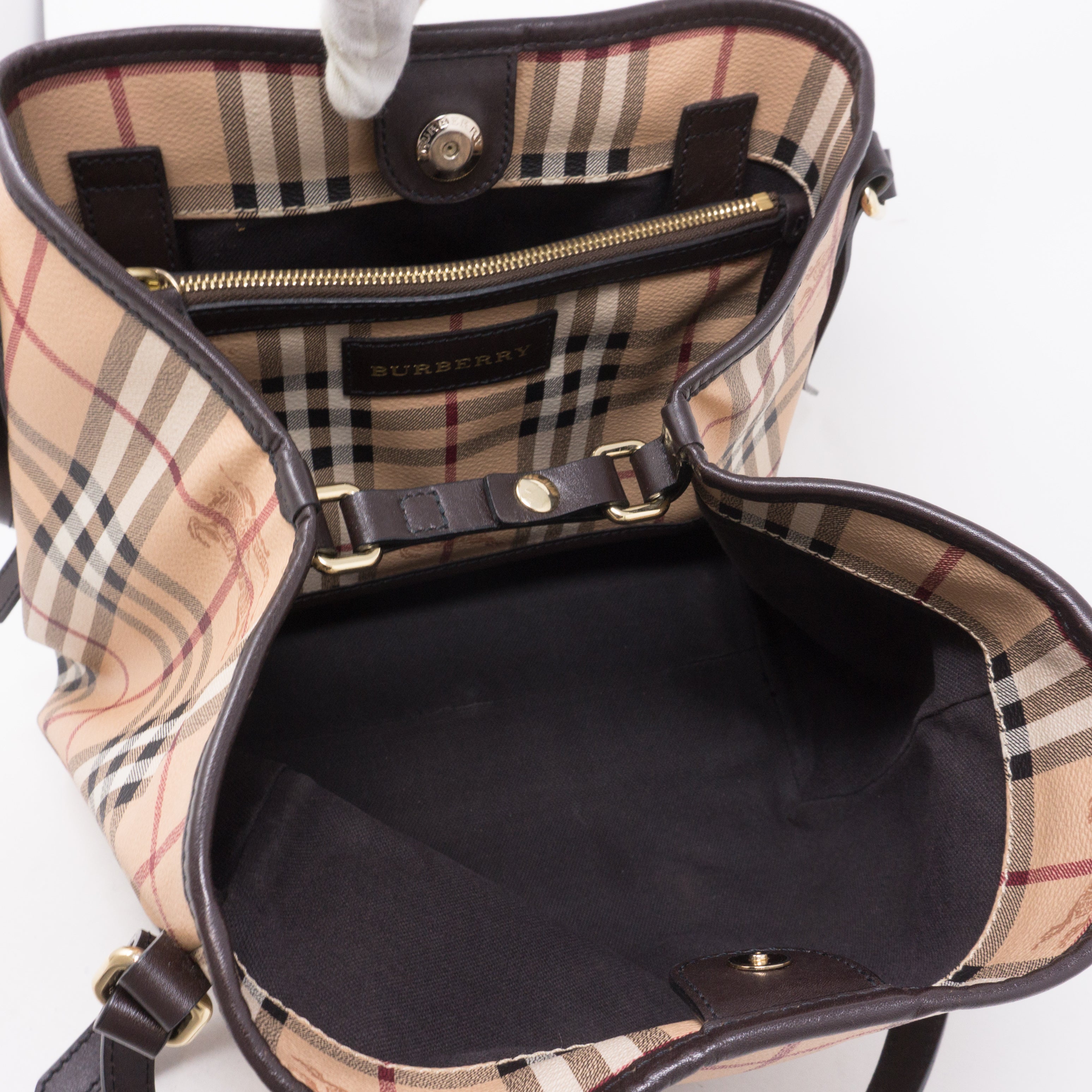 Small Canterbury Haymarket Check Tote Bag