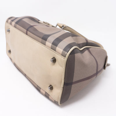 Small Chester Smoked Check Boston Bag