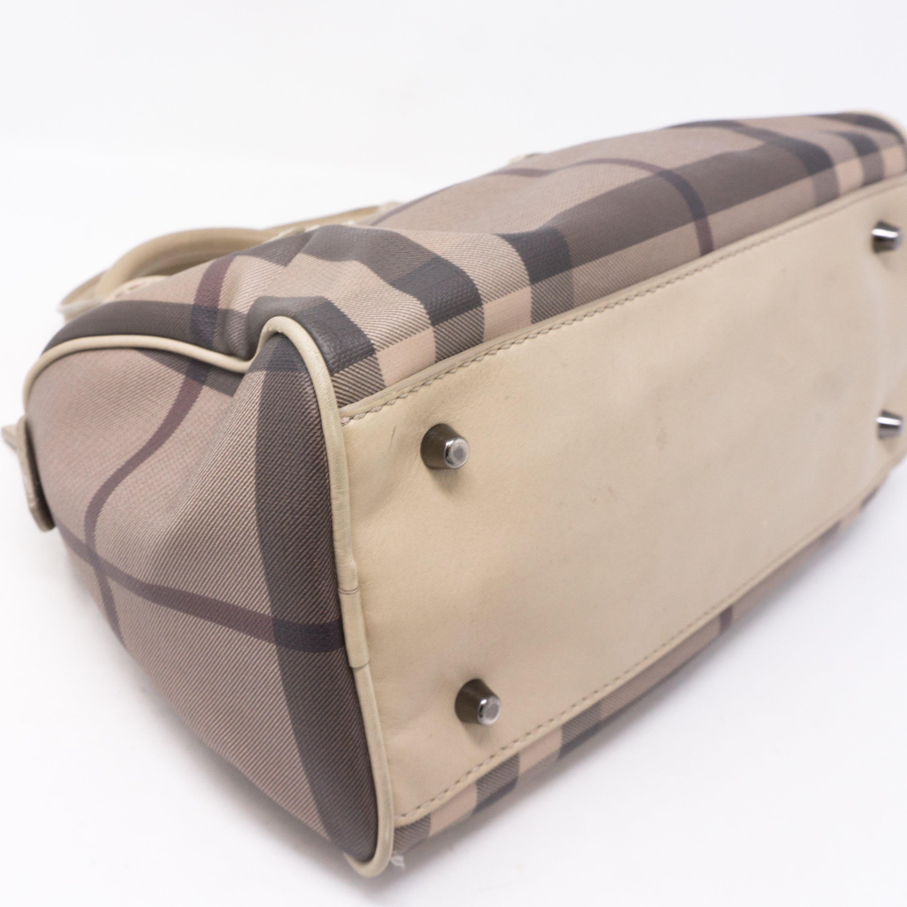 Small Chester Smoked Check Boston Bag