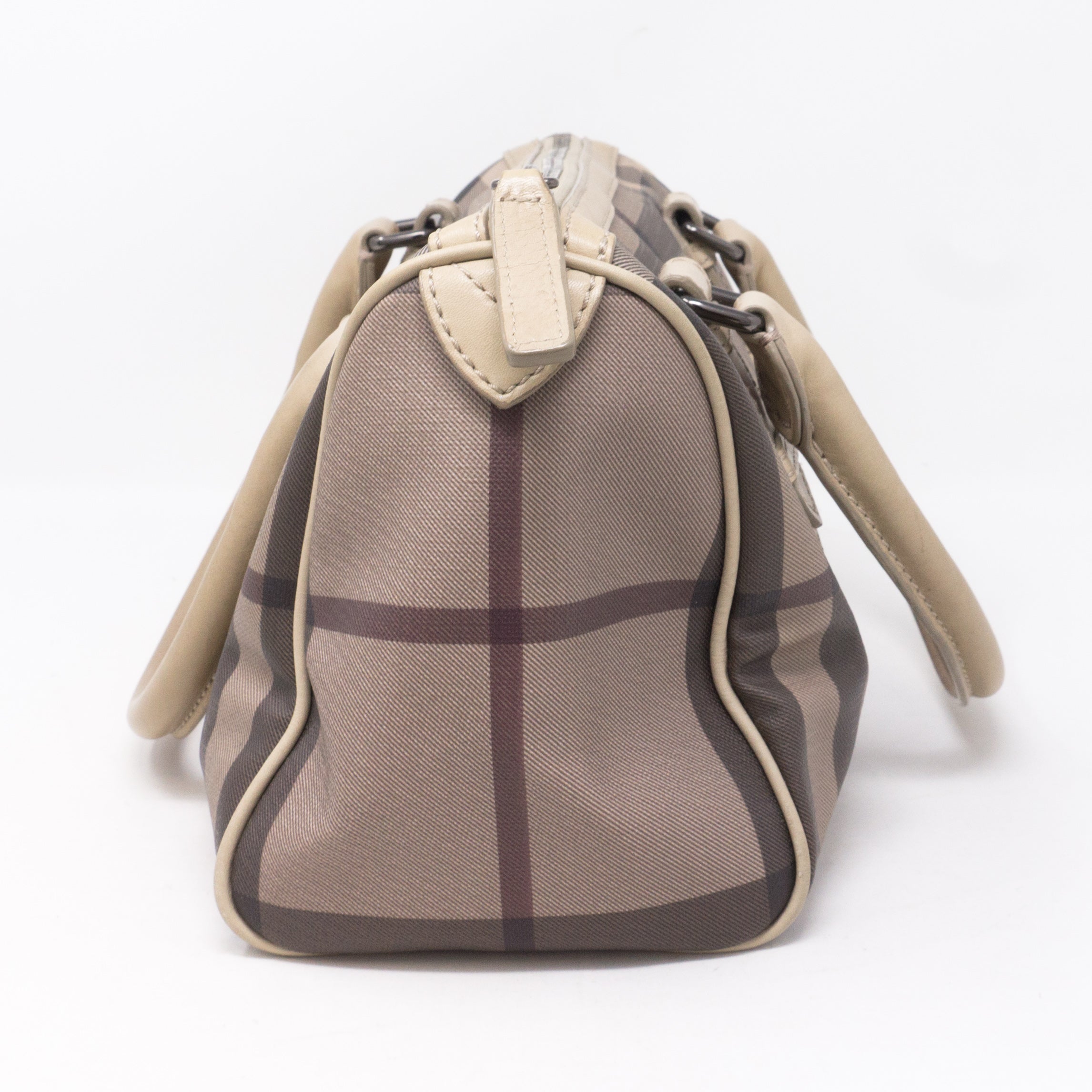 Small Chester Smoked Check Boston Bag