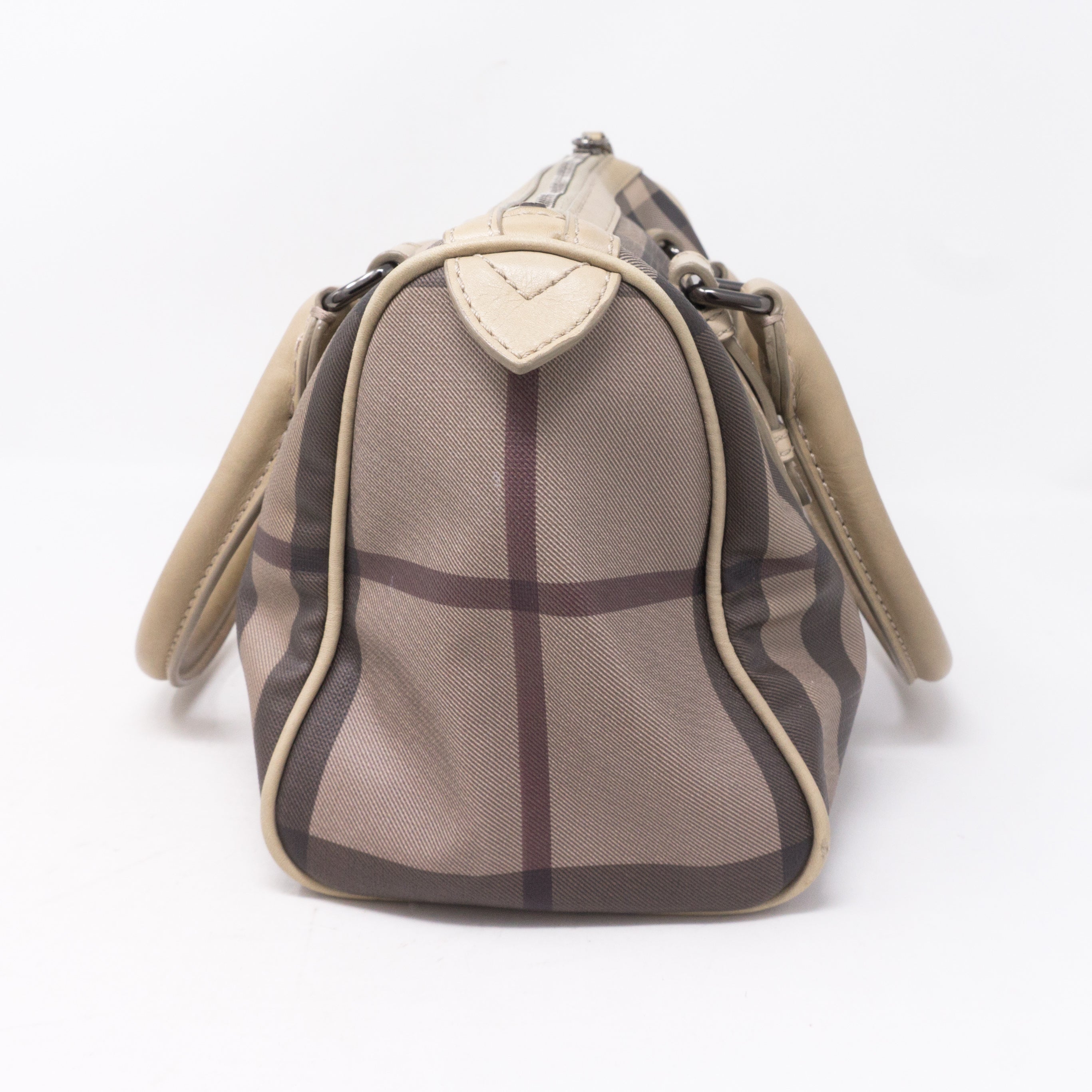Small Chester Smoked Check Boston Bag
