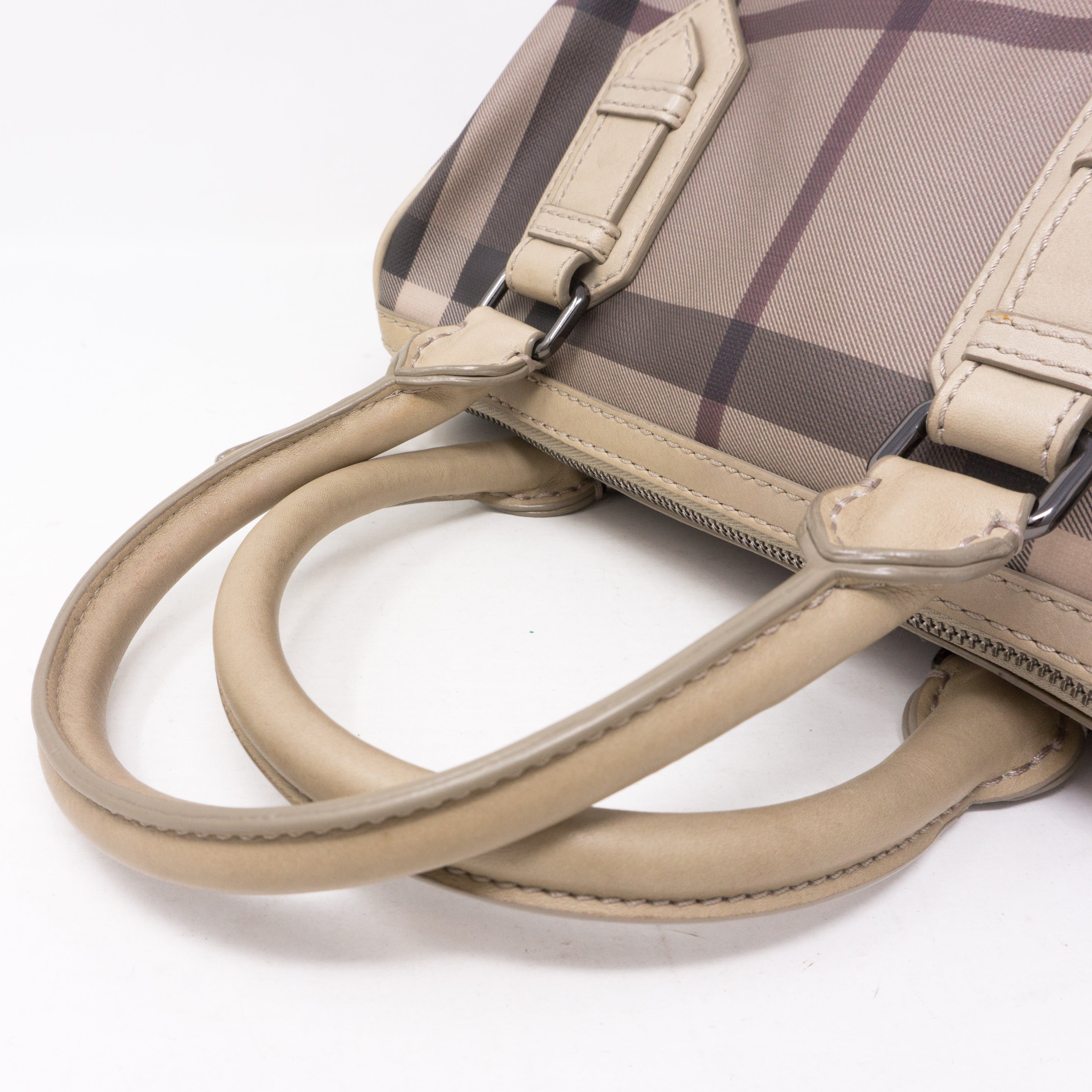 Small Chester Smoked Check Boston Bag