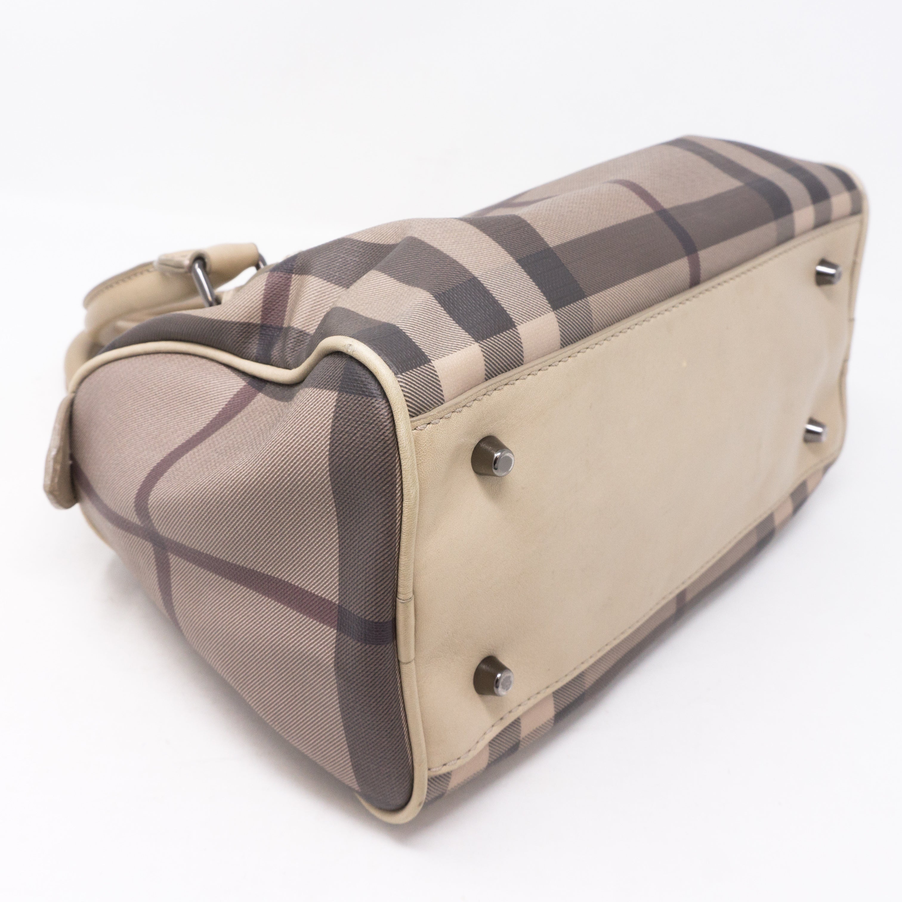 Small Chester Smoked Check Boston Bag