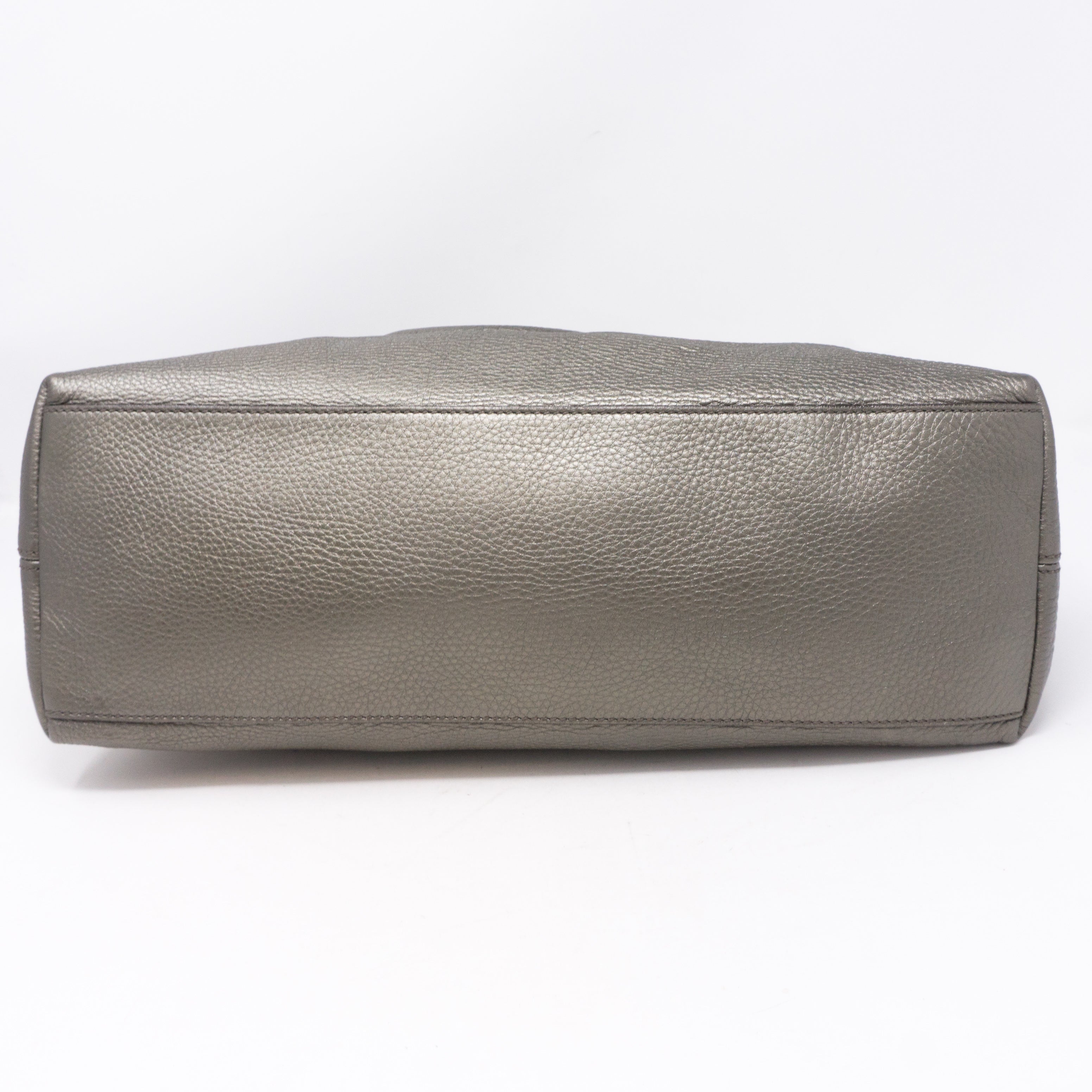 Soho Tassel Chain Pewter Leather Bag