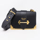 Cahier Black Leather Bag