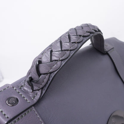 Alexa Oversized Slate Gray Leather