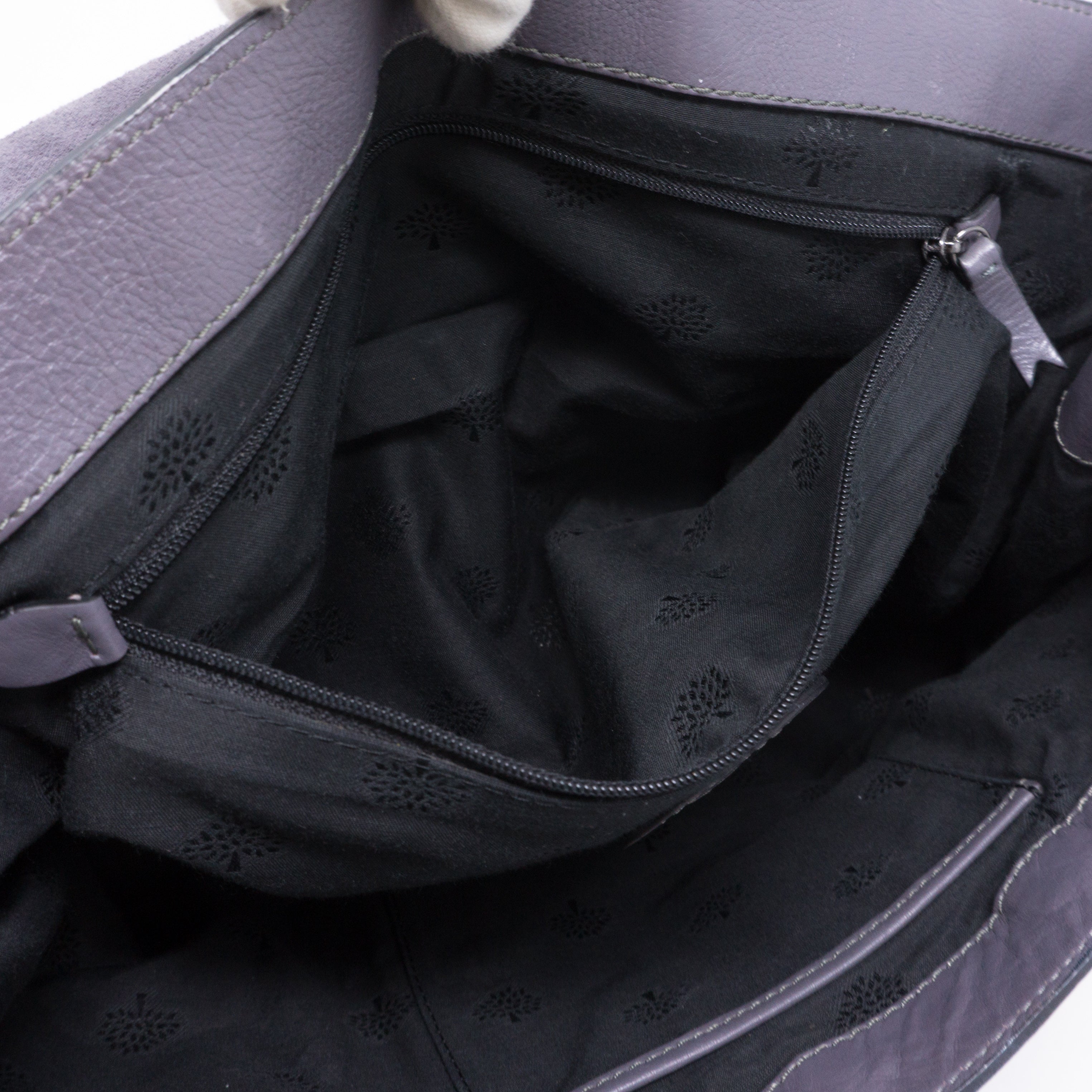 Alexa Oversized Slate Gray Leather