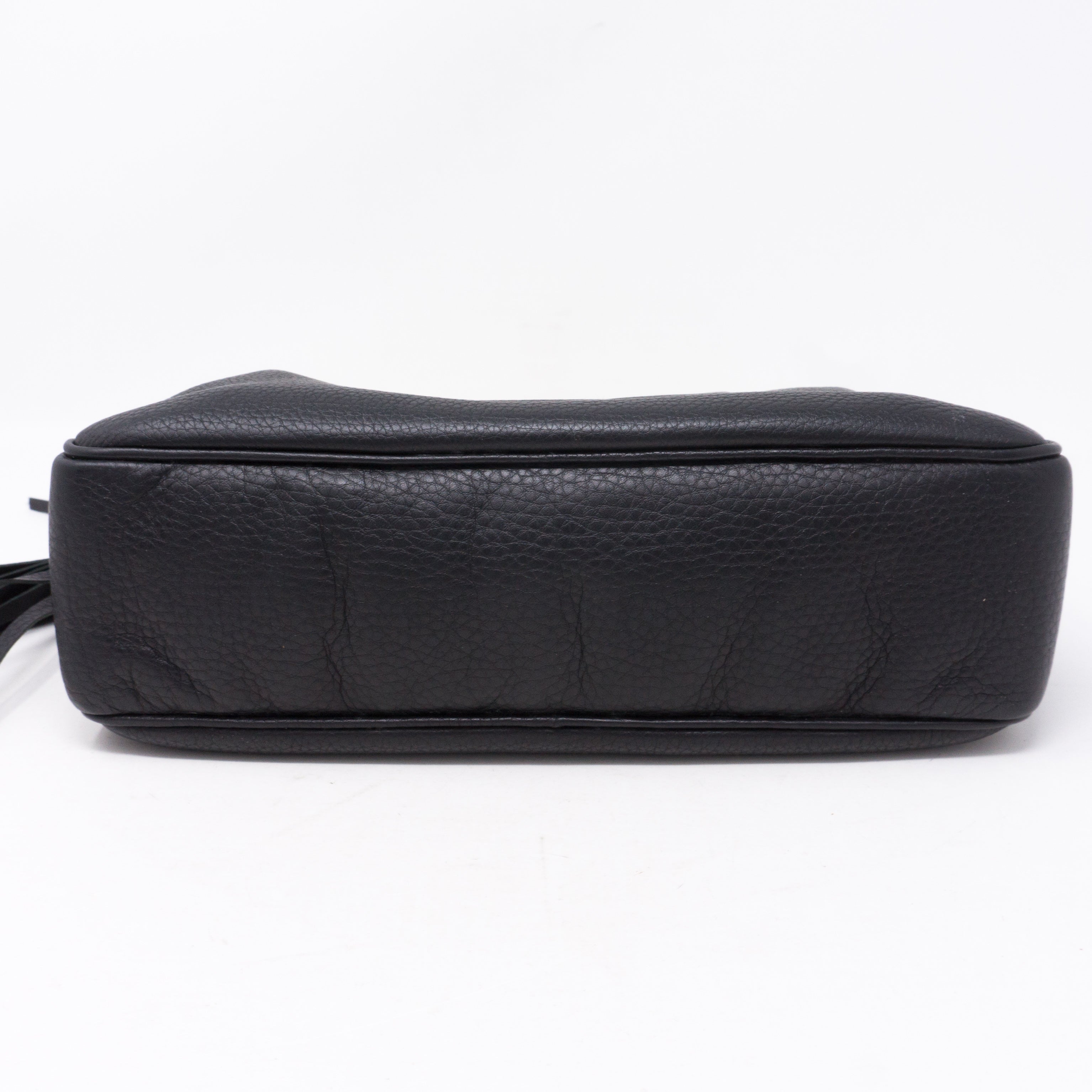 Soho Double Chain Black Leather
