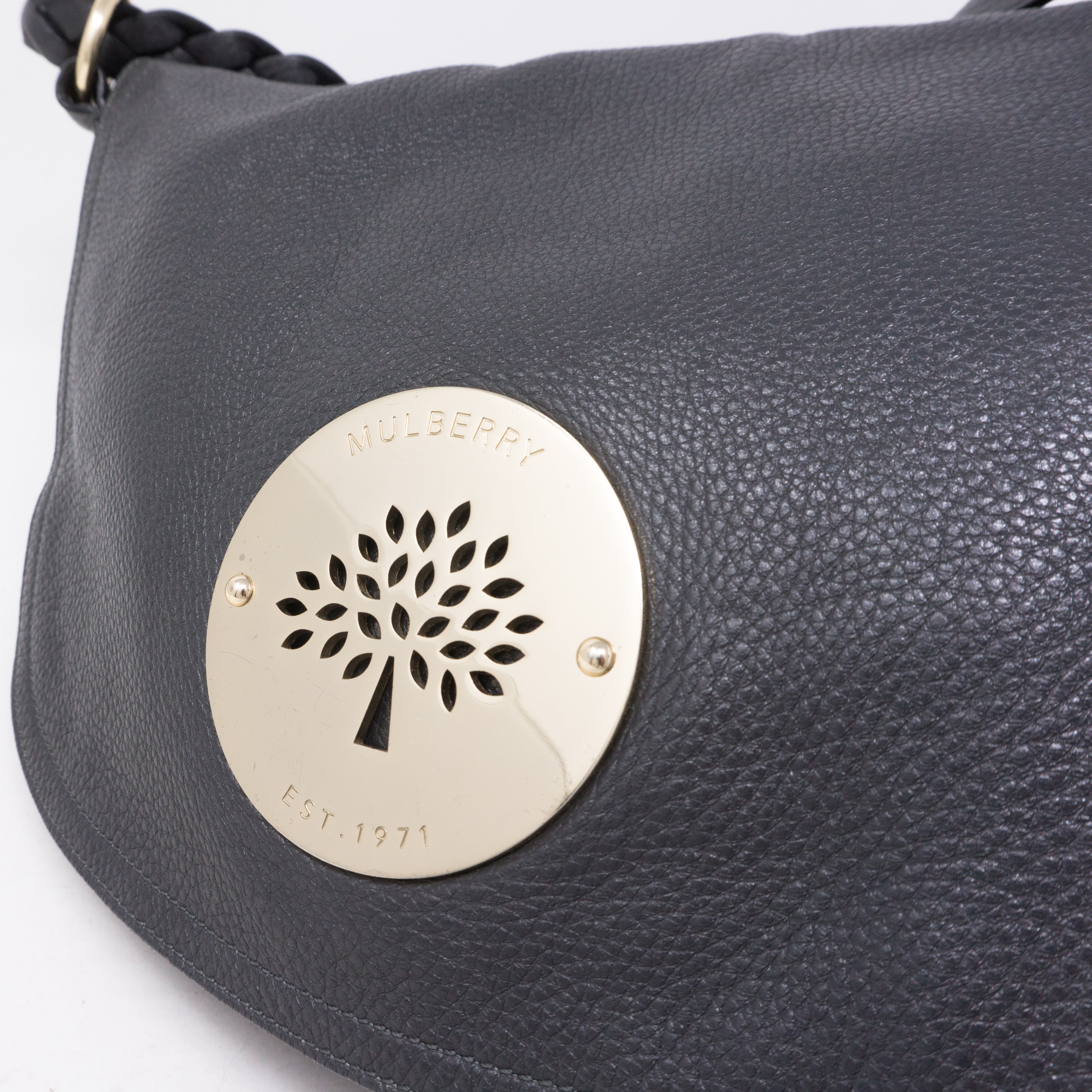 Daria Satchel Gray Leather