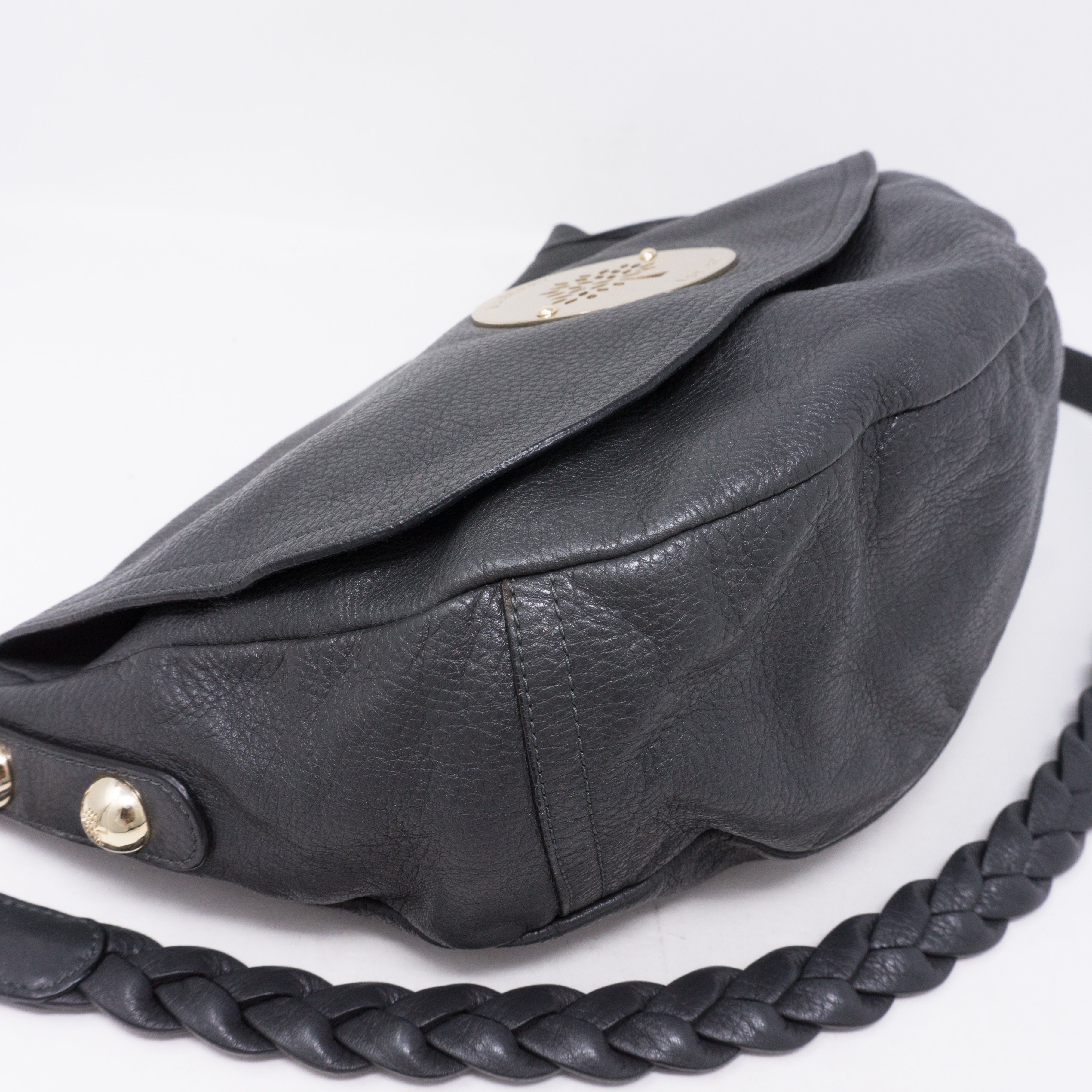 Daria Satchel Gray Leather