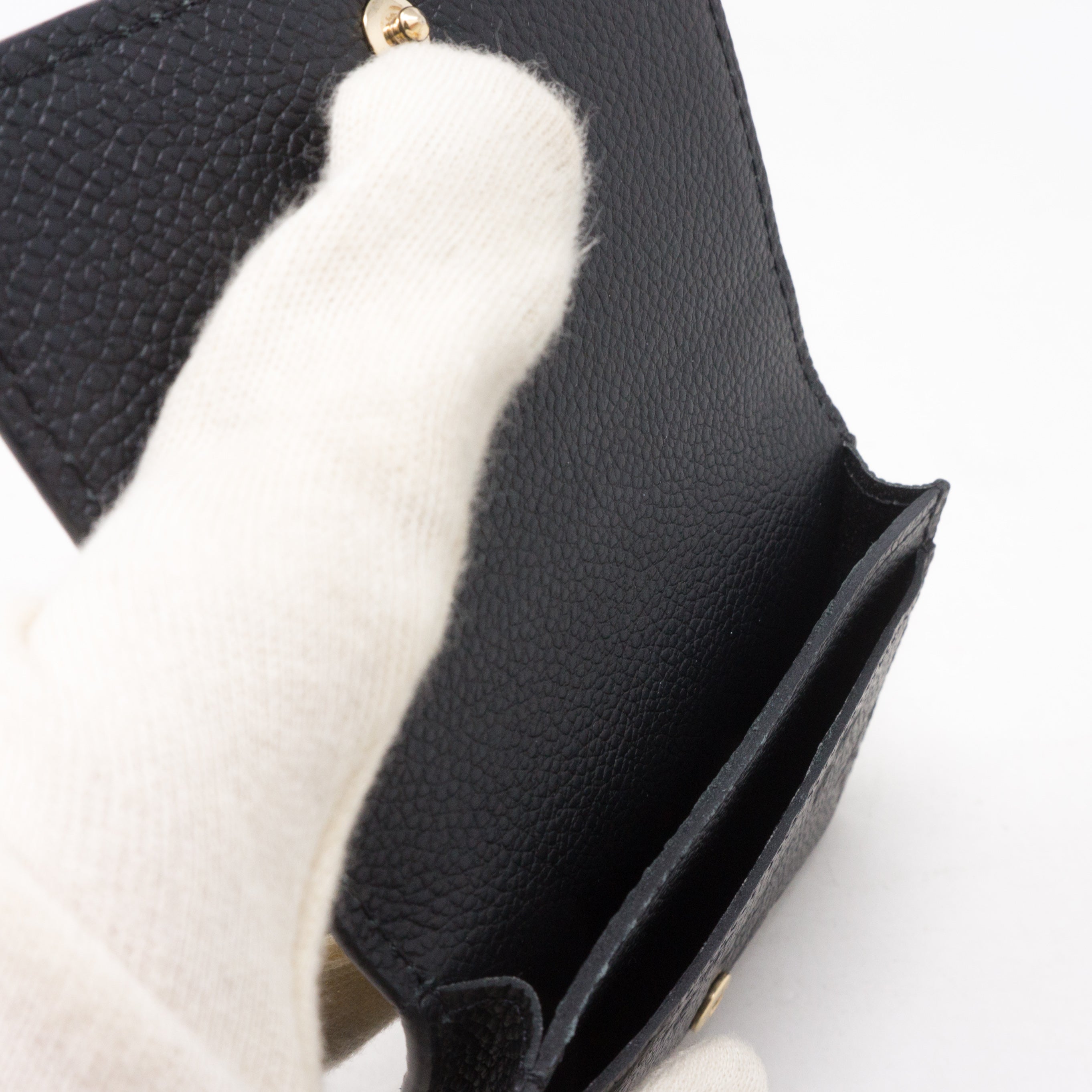 Card Holder Black Monogram Empreinte