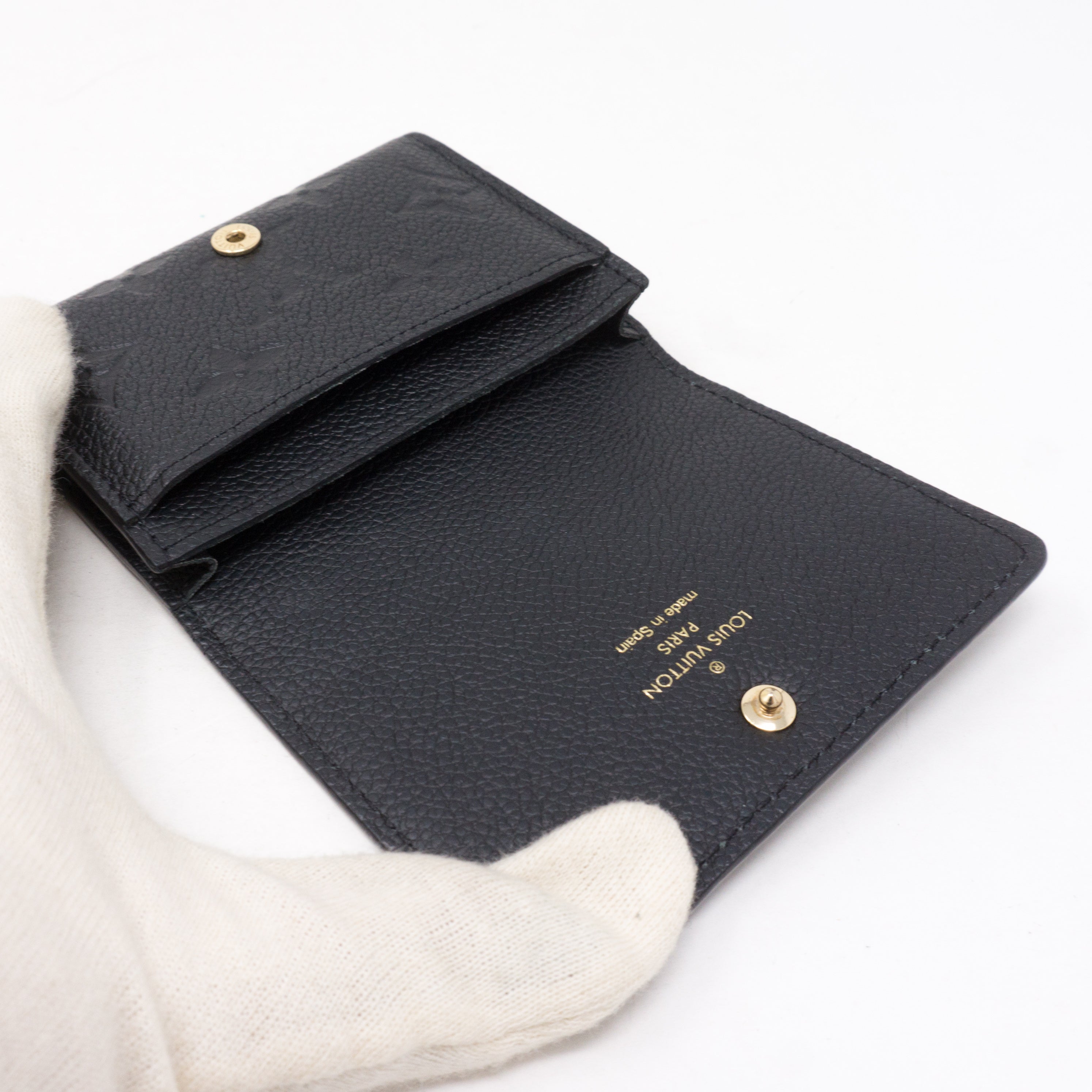 Card Holder Black Monogram Empreinte