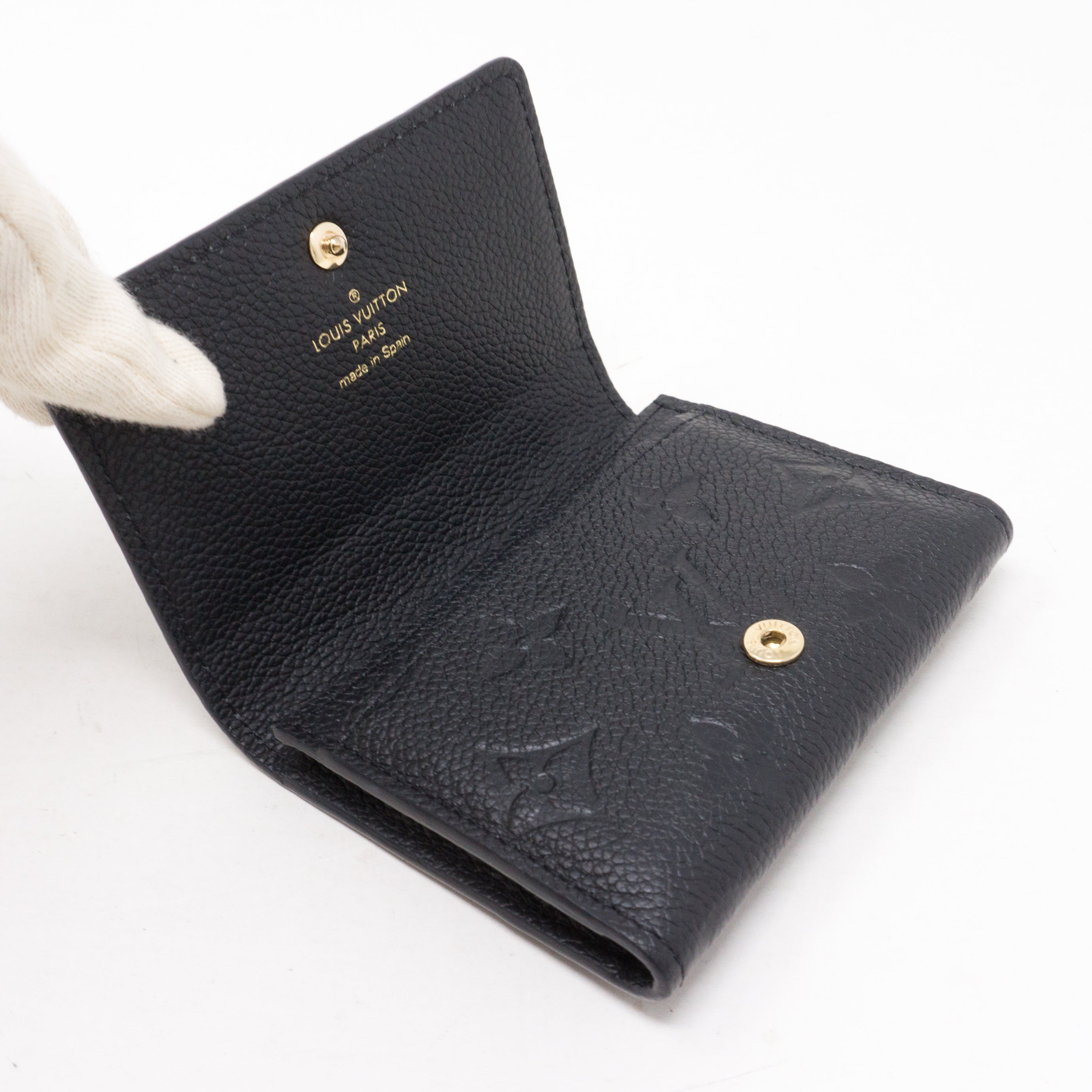Card Holder Black Monogram Empreinte