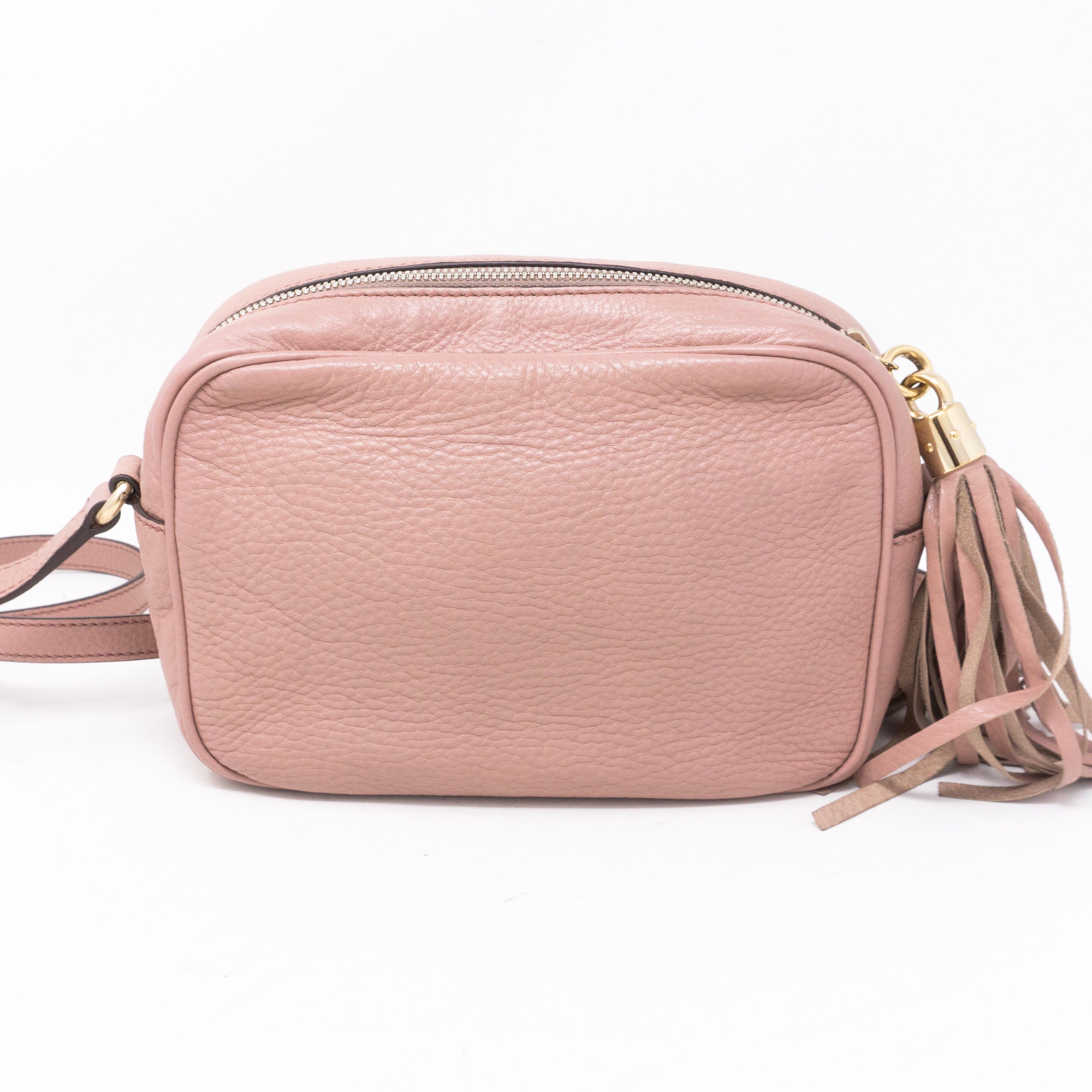 Disco Soho Light Pink Leather Bag