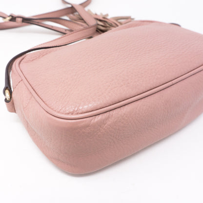 Disco Soho Light Pink Leather Bag